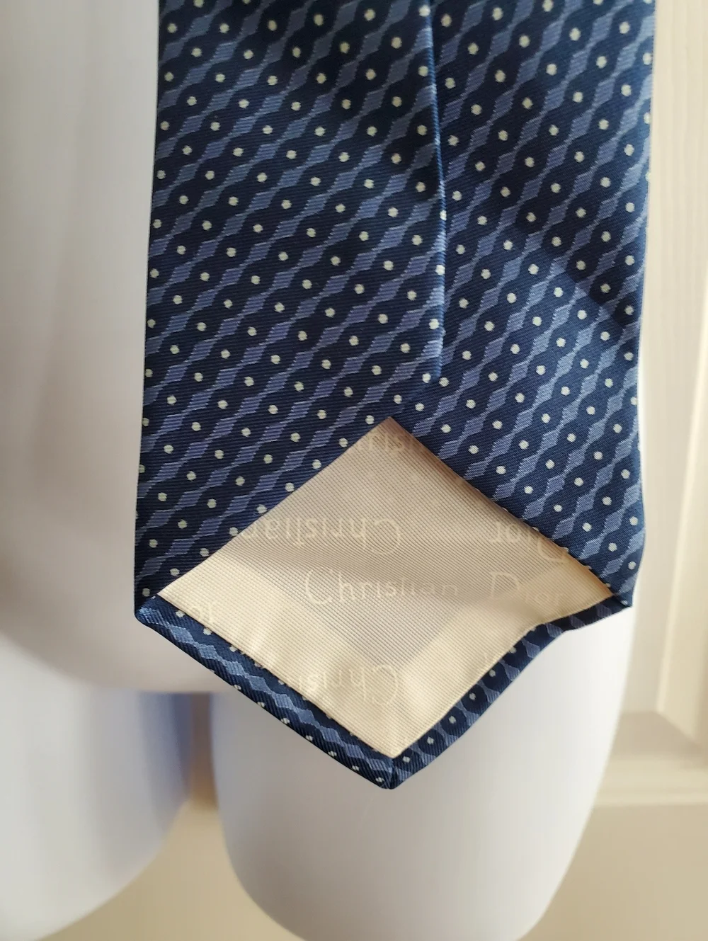 Christian Dior vintage men's silk neck tie